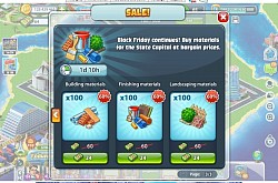 Material Sales - Special offer for the State Capital